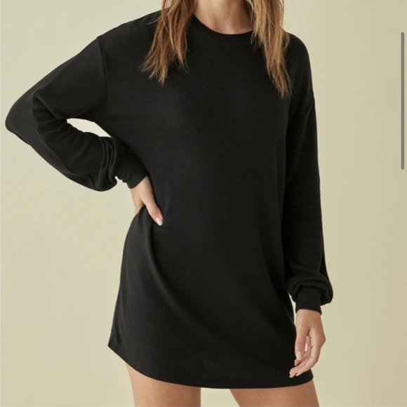 Reformation Radlee Dress Black Size Large - Picture 2 of 7